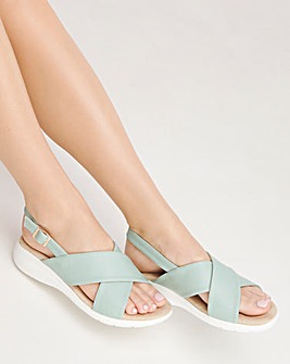 Cushion Walk Crossover Sandals EEE Fit