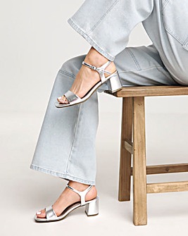 Silver Sandals for Women Available in Wide Sizes