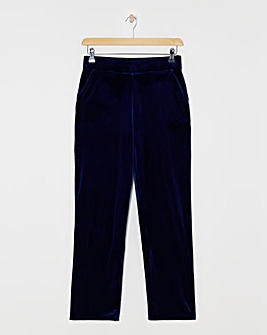 Julipa Velour Tapered Trouser