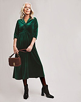 Julipa Velour Midi Dress