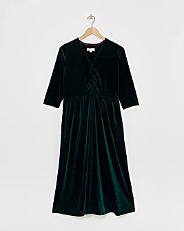 Julipa Velour Midi Dress