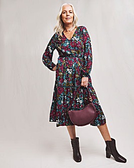 Julipa Printed Floral Midi Dress