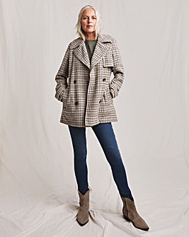 Julipa Houndstooth Check Jacket