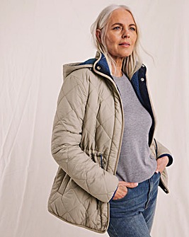 Julipa Reversible Fleece Quiled Coat