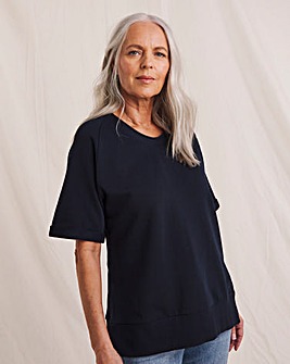 Julipa Pure Cotton Short Sleeve Sweatshirt