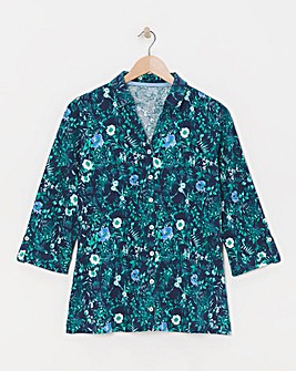 Julipa Pure Cotton Printed Jersey Shirt