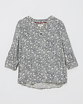 Julipa Printed Button Blouse