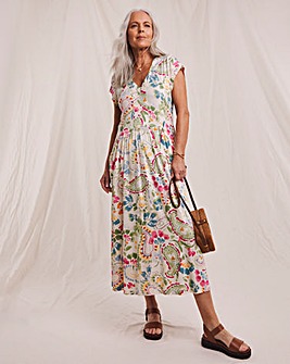 Julipa Jersey Printed Midi Dress