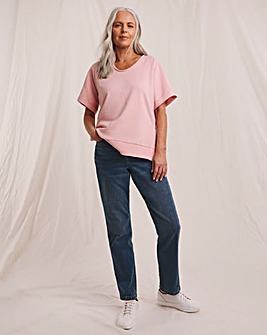 Julipa Pure Cotton Short Sleeve Sweatshirt