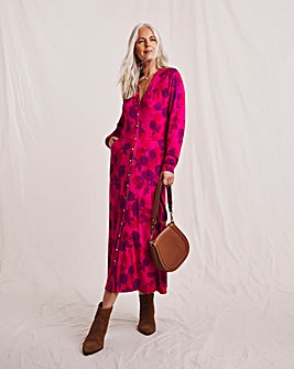 Julipa Western Jersey Midi Dress