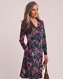 Julipa Printed Jersey Shift Dress