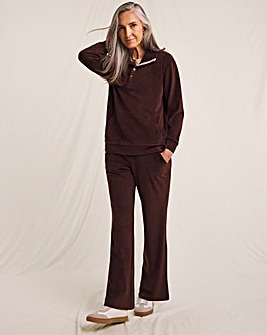 Julipa Jersey Cord Pull On Trouser