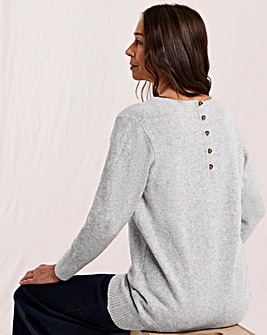 Julipa Button Detail Longline Jumper