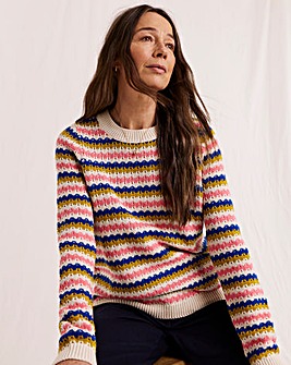 Julipa Cotton Stripe Knitted Jumper