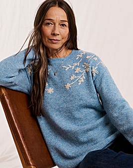Julipa Floral Embroidered Jumper