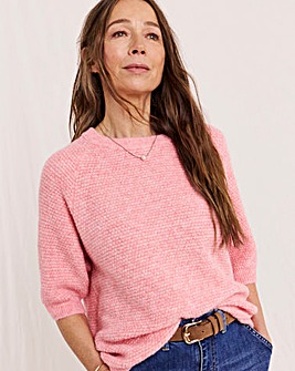 Julipa Short Sleeve Button Back Jumper