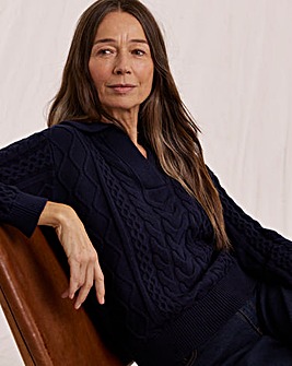 Julipa Cotton Cable Jumper