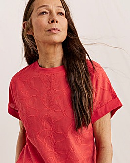 Julipa Woven Jersey Mix T-Shirt