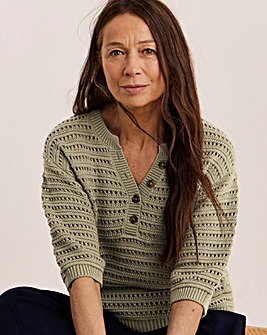 Julipa Cotton Henley Jumper