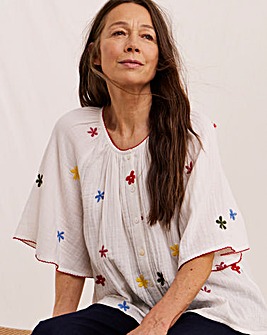 Julipa Cotton Double Cloth Top