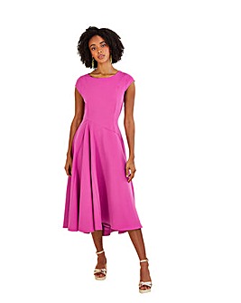 Monsoon Sarah Structured Midi Dress
