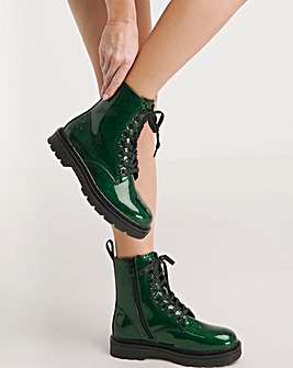 Heavenly Feet Lace Up Ankle Boots EEE Fit