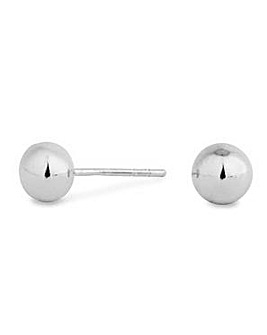 Simply Silver Ball Stud Earring
