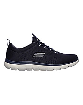 skechers black trainers