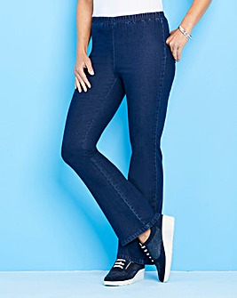 Pull-On Bootcut Jeggings Short Length