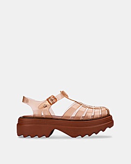 Melissa Jelly Possesion Fisherman Platform Sandals - Standard Fit