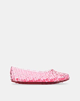 Melissa Possession Ballerina Jelly Flats - Standard Fit