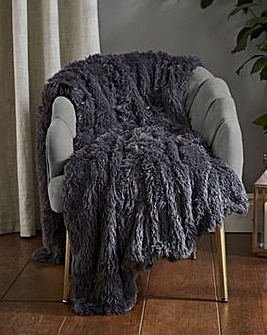 Catherine Lansfield Shaggy Fleece Throw