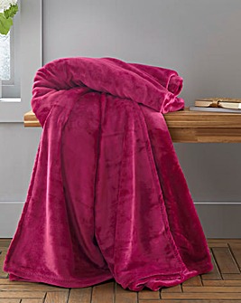 Catherine Lansfield Raschel Velvet Throw