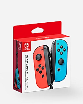 Joy-Con Controller Pair - Neon Red / Neon Blue (Nintendo Switch)