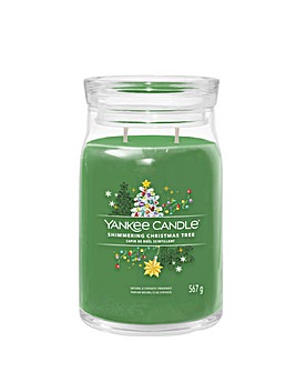 Yankee Candle Signature Large Jar Shimmering Christmas tree