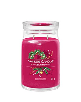 Yankee Candle Signature Large Jar Sparkling Winterberry