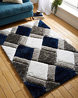 Geo Shaggy Cosy Rug