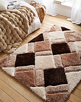 Geo Shaggy Cosy Rug