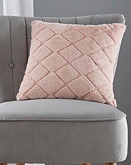 Catherine Lansfield Cosy Diamond Cushion