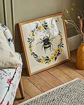 Julipa Bee Framed Print 50x50cm