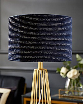 Joanna Hope Textured Velvet Easy Fit Light Shade