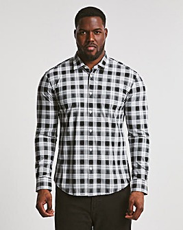 BOSS Black Smart Long Sleeve Check Shirt