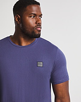 BOSS Medium Purple Casual Short Sleeve Box Logo T-Shirt