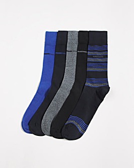 BOSS Multi 5 Pack Printed Socks Gift Set