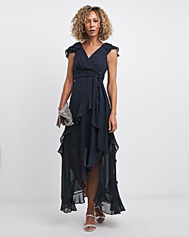 Joanna Hope Layered Maxi Dress