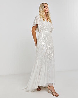 Joanna Hope Sequin Bridal Maxi Dress