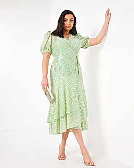 Joanna Hope Foil Print Maxi Dress