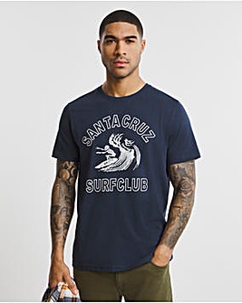 Santa Cruz Surf Club Graphic T-Shirt L