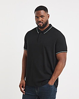 Pure Cotton Tipped Pique Polo