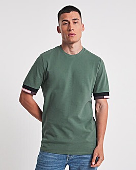 Tipped Pique Smart T-shirt Long